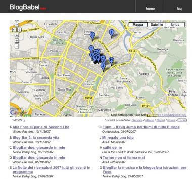 blogbabel mappa torino