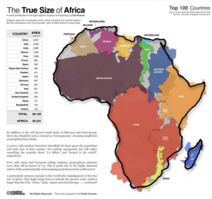 dimensioni Africa